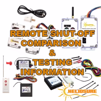 Remote shut off combo